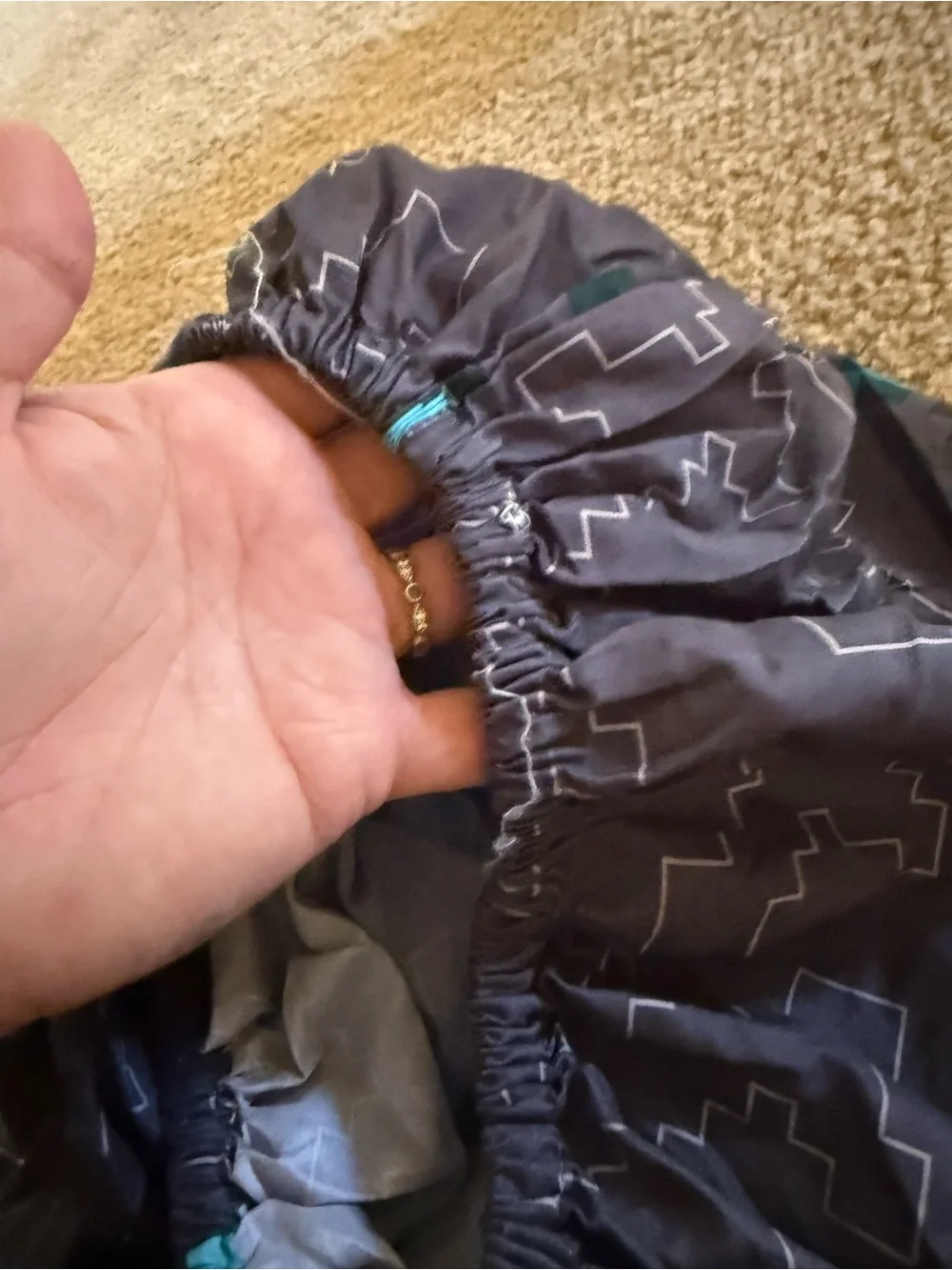Minecraft-Inspired Diamond Pickaxe Twin sheet set